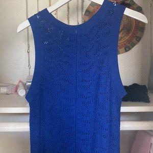 Cute summer blue dress. Back zipper